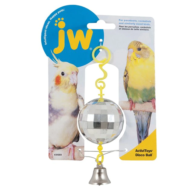 JW Pet Activitoy Birdie Disco Ball Toy 3 JW Pet Activitoy Birdie Disco Ball Toy