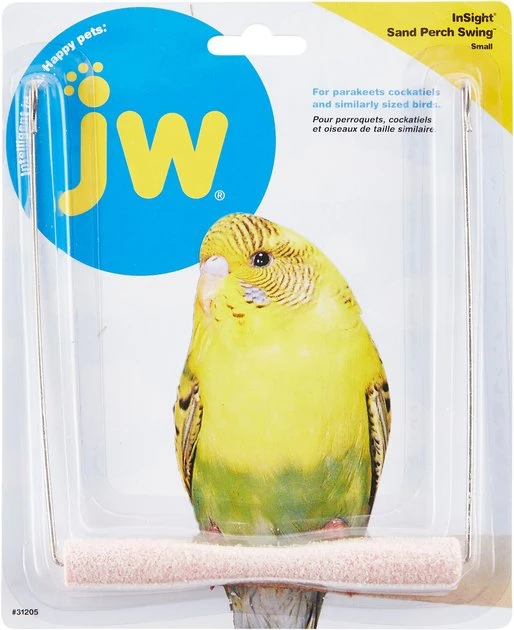 JW Pet InSight Sand Bird Perch Swing, Small JW Pet InSight Sand Bird Perch Swing -Pet Toy Elegant Shop 102138 MAIN. SY630 V1518451305