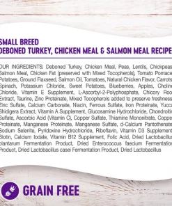Wellness Grain-Free Complete Health Small Breed Adult Deboned Turkey, Chicken Meal & Salmon Meal Recipe Dry Dog Food 5 Wellness Grain-Free Complete Health Small Breed Adult Deboned Turkey, Chicken Meal & Salmon Meal Recipe Dry Dog Food -Pet Toy Elegant Shop 106879 PT3. SY630 V1605839228
