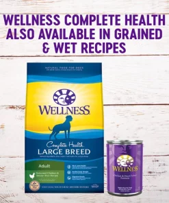 Wellness Grain-Free Complete Health Large Breed Adult Deboned Chicken & Chicken Meal Recipe Dry Dog Food 8 Wellness Grain-Free Complete Health Large Breed Adult Deboned Chicken & Chicken Meal Recipe Dry Dog Food -Pet Toy Elegant Shop 106882 PT6. SY630 V1605739964