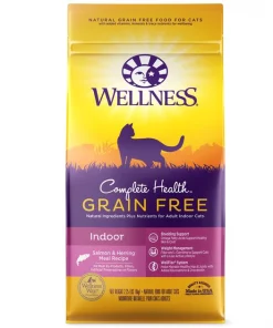 Wellness Complete Health Natural Salmon & Herring Indoor Grain-Free Dry Cat Food