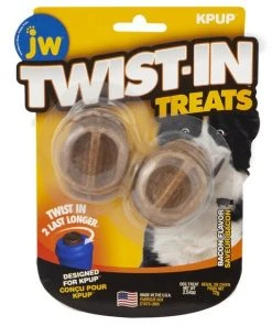 JW Pet Twist-In Treats Bacon Flavor Refill Dog Treat