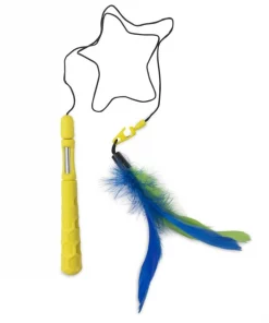 JW Pet Flutter-Ee Feathers Telescopic Wand Cat Toy