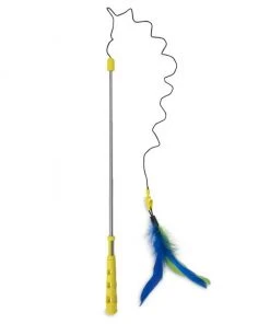 JW Pet Flutter-Ee Feathers Telescopic Wand Cat Toy -Pet Toy Elegant Shop 278532 PT2. SY630 V1615337788
