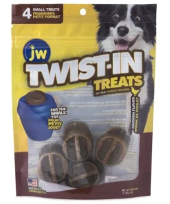 JW Pet Twist-In Chicken Flavor Small Refill Dog Treats, 4 count