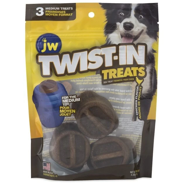 JW Pet Twist-In Chicken Flavor Medium Refill Dog Treats, 3 count JW Pet Twist-In Chicken Flavor Medium Refill Dog Treats, 3 count -Pet Toy Elegant Shop 278565 MAIN. SY630 V1615335708