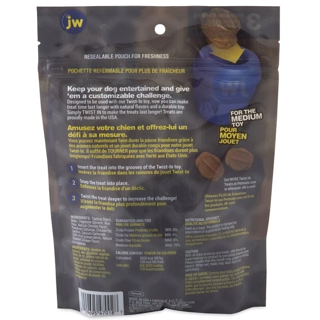 JW Pet Twist-In Chicken Flavor Medium Refill Dog Treats, 3 count JW Pet Twist-In Chicken Flavor Medium Refill Dog Treats, 3 count -Pet Toy Elegant Shop 278565 PT1. SY630 V1615336304