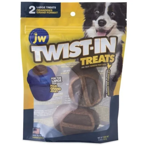 JW Pet Twist-In Chicken Flavor Large Refill Dog Treats, 2 count -Pet Toy Elegant Shop 278567 MAIN. SY630 V1615333036