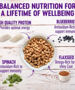 Wellness Complete Health Adult Whitefish & Sweet Potato Recipe Dry Food + CORE Bowl Boosters Heart Health Dry Dog Food Topper 13 Wellness Complete Health Adult Whitefish & Sweet Potato Recipe Dry Food + CORE Bowl Boosters Heart Health Dry Dog Food Topper -Pet Toy Elegant Shop 294000 PT2. SY630 V1621984670