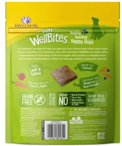 Wellness Complete Health Adult Whitefish & Sweet Potato Recipe Dry Food + WellBites Lamb & Salmon Recipe Soft & Chewy Grain-Free Dog Treats -Pet Toy Elegant Shop 294002 PT4. SY630 V1621984681