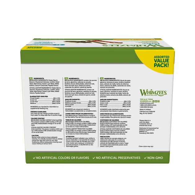 Wellness||WHIMZEES Wellness Large Breed Complete Health Adult Deboned Chicken & Brown Rice Recipe Dry Food + WHIMZEES Natural Dental Chews Medium Breed Value Box Dog Treats 7 Wellness||WHIMZEES Wellness Large Breed Complete Health Adult Deboned Chicken & Brown Rice Recipe Dry Food + WHIMZEES Natural Dental Chews Medium Breed Value Box Dog Treats - Image 5