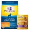 Wellness Large Breed Complete Health Puppy Deboned Chicken, Brown Rice & Salmon Meal Recipe Dry Food + Soft Puppy Bites Lamb & Salmon Recipe Grain-Free Dog Treats 2 Wellness Large Breed Complete Health Puppy Deboned Chicken, Brown Rice & Salmon Meal Recipe Dry Food + Soft Puppy Bites Lamb & Salmon Recipe Grain-Free Dog Treats -Pet Toy Elegant Shop 294024 MAIN. SY630 V1620244940