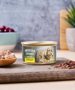American Journey||Wellness American Journey Minced Chicken & Salmon Recipe in Gravy Grain-Free Canned Cat Food, 3-oz, case of 24 + Wellness Complete Health Natural Minced Salmon Dinner Grain-Free Canned Cat Food, 3-oz, case of 24 -Pet Toy Elegant Shop 297756 PT2. SY630 V1621296436