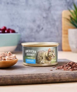American Journey||Wellness American Journey Minced Salmon & Tuna Recipe in Gravy Grain-Free Canned Cat Food, 3-oz, case of 24 + Wellness Complete Health Natural Minced Salmon Dinner Grain-Free Canned Cat Food, 3-oz, case of 24 -Pet Toy Elegant Shop 297778 PT2. SY630 V1621302431