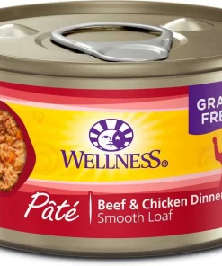 American Journey||Wellness American Journey Pate Beef & Chicken Recipe Grain-Free Canned Cat Food, 3-oz, case of 24 + Wellness Complete Health Adult Beef & Chicken Formula Grain-Free Canned Cat Food, 3-oz, case of 24 6 American Journey||Wellness American Journey Pate Beef & Chicken Recipe Grain-Free Canned Cat Food, 3-oz, case of 24 + Wellness Complete Health Adult Beef & Chicken Formula Grain-Free Canned Cat Food, 3-oz, case of 24 -Pet Toy Elegant Shop 297786 PT4. SY630 V1621261063