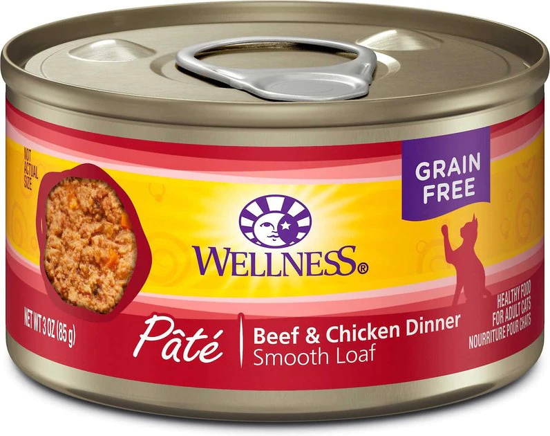 American Journey Pate Beef & Chicken Recipe Grain-Free Canned Cat Food, 3-oz, case of 24 + Wellness Complete Health Adult Beef & Chicken Formula Grain-Free Canned Cat Food, 3-oz, case of 24 American Journey||Wellness American Journey Pate Beef & Chicken Recipe Grain-Free Canned Cat Food, 3-oz, case of 24 + Wellness Complete Health Adult Beef & Chicken Formula Grain-Free Canned Cat Food, 3-oz, case of 24 -Pet Toy Elegant Shop 297786 PT4. SY630 V1621261063