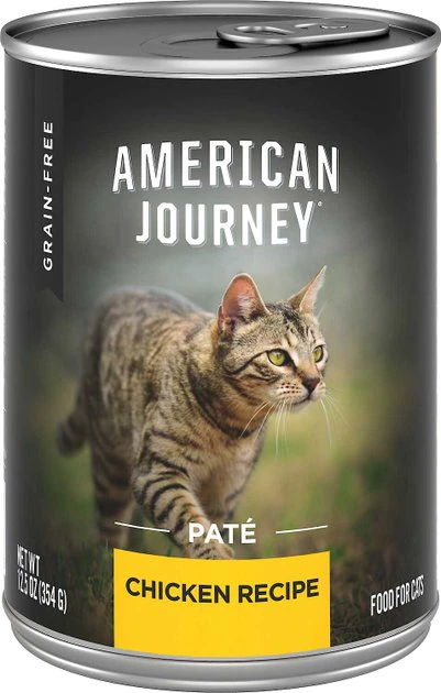 American Journey Pate Chicken Recipe Grain-Free Canned Cat Food, 12.5-oz, case of 12 + Wellness Complete Health Pate Chicken Entree Grain-Free Canned Cat Food, 12.5-oz, case of 12 American Journey||Wellness American Journey Pate Chicken Recipe Grain-Free Canned Cat Food, 12.5-oz, case of 12 + Wellness Complete Health Pate Chicken Entree Grain-Free Canned Cat Food, 12.5-oz, case of 12 -Pet Toy Elegant Shop 297788 PT1. SY630 V1621261042