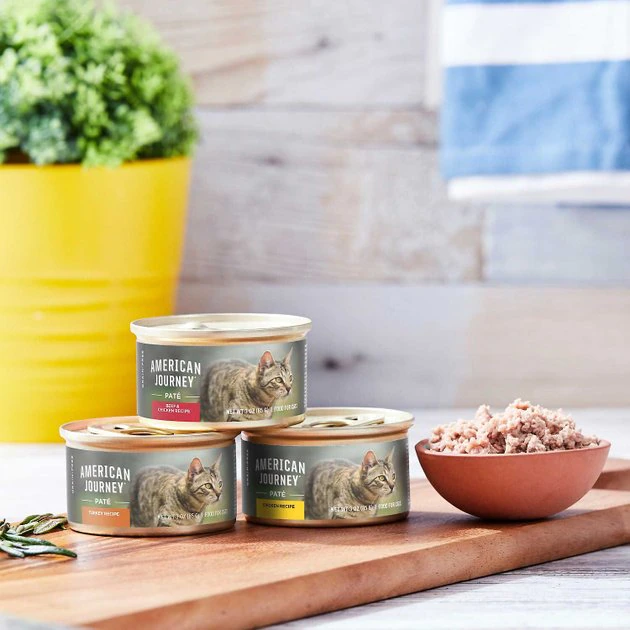 American Journey Pate Poultry & Beef Variety Pack Grain-Free Canned Cat Food, 3-oz, case of 24 + Wellness Complete Health Poultry Lovers Pate Variety Pack Grain-Free Canned Cat Food, 5.5-oz, case of 30 American Journey||Wellness American Journey Pate Poultry & Beef Variety Pack Grain-Free Canned Cat Food, 3-oz, case of 24 + Wellness Complete Health Poultry Lovers Pate Variety Pack Grain-Free Canned Cat Food, 5.5-oz, case of 30 -Pet Toy Elegant Shop 297792 PT2. SY630 V1621305744