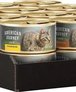 American Journey||Wellness American Journey Pate Poultry & Beef Variety Pack Grain-Free Canned Cat Food, 3-oz, case of 24 + Wellness Complete Health Poultry Lovers Pate Variety Pack Grain-Free Canned Cat Food, 5.5-oz, case of 30 5 American Journey||Wellness American Journey Pate Poultry & Beef Variety Pack Grain-Free Canned Cat Food, 3-oz, case of 24 + Wellness Complete Health Poultry Lovers Pate Variety Pack Grain-Free Canned Cat Food, 5.5-oz, case of 30 -Pet Toy Elegant Shop 297792 PT3. SY630 V1621290130