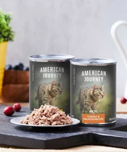 American Journey||Wellness American Journey Pate Poultry & Seafood Variety Pack Grain-Free Canned Cat Food, 12.5-oz, case of 12 + Wellness Complete Health Poultry Lovers Pate Variety Pack Grain-Free Canned Cat Food, 5.5-oz, case of 30 -Pet Toy Elegant Shop 297794 PT2. SY630 V1621294353