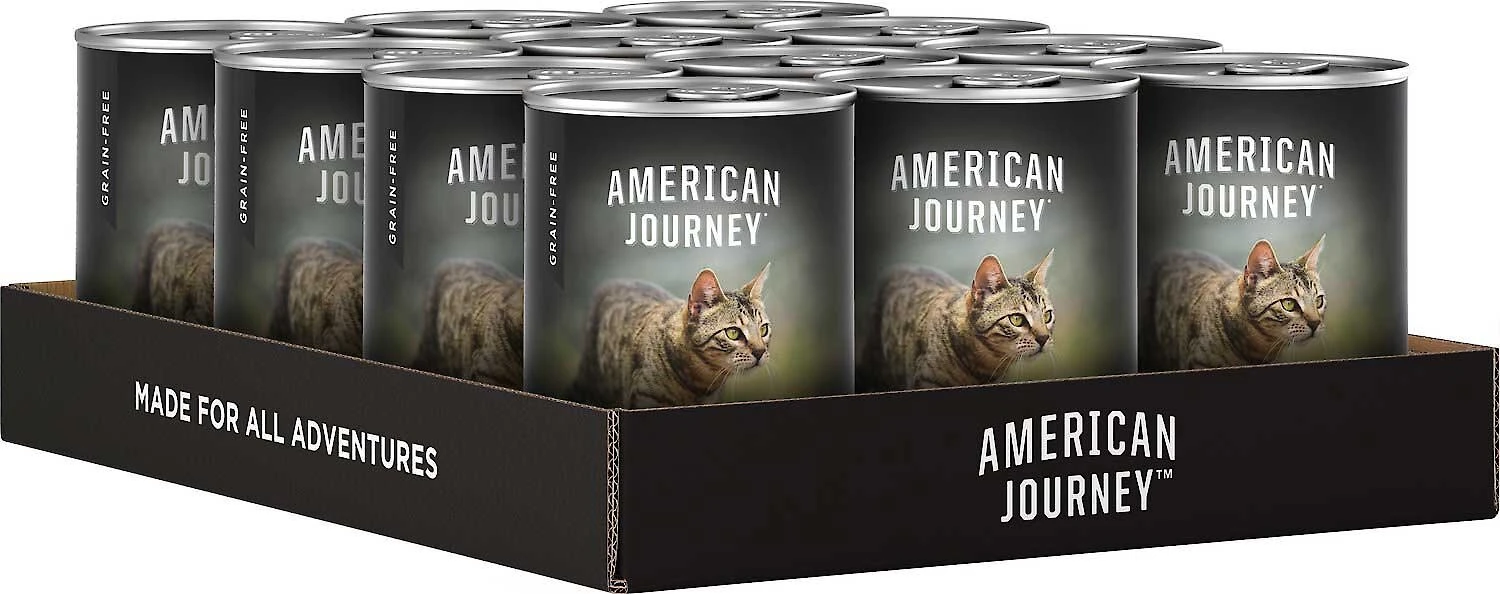 American Journey Pate Poultry Variety Pack Grain-Free Canned Cat Food, 12.5-oz, case of 12 + Wellness Complete Health Poultry Lovers Pate Variety Pack Grain-Free Canned Cat Food, 5.5-oz, case of 30 American Journey||Wellness American Journey Pate Poultry Variety Pack Grain-Free Canned Cat Food, 12.5-oz, case of 12 + Wellness Complete Health Poultry Lovers Pate Variety Pack Grain-Free Canned Cat Food, 5.5-oz, case of 30 -Pet Toy Elegant Shop 297796 PT3. SY630 V1623255744
