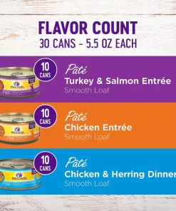 American Journey||Wellness American Journey Pate Poultry Variety Pack Grain-Free Canned Cat Food, 12.5-oz, case of 12 + Wellness Complete Health Poultry Lovers Pate Variety Pack Grain-Free Canned Cat Food, 5.5-oz, case of 30 7 American Journey||Wellness American Journey Pate Poultry Variety Pack Grain-Free Canned Cat Food, 12.5-oz, case of 12 + Wellness Complete Health Poultry Lovers Pate Variety Pack Grain-Free Canned Cat Food, 5.5-oz, case of 30 -Pet Toy Elegant Shop 297796 PT5. SY630 V1623256056