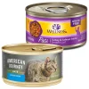 American Journey||Wellness American Journey Pate Salmon Recipe Grain-Free Canned Cat Food, 3-oz, case of 24 + Wellness Complete Health Turkey & Salmon Formula Grain-Free Canned Cat Food, 3-oz, case of 24 1 American Journey||Wellness American Journey Pate Salmon Recipe Grain-Free Canned Cat Food, 3-oz, case of 24 + Wellness Complete Health Turkey & Salmon Formula Grain-Free Canned Cat Food, 3-oz, case of 24 -Pet Toy Elegant Shop 297798 MAIN. SY630 V1623252460
