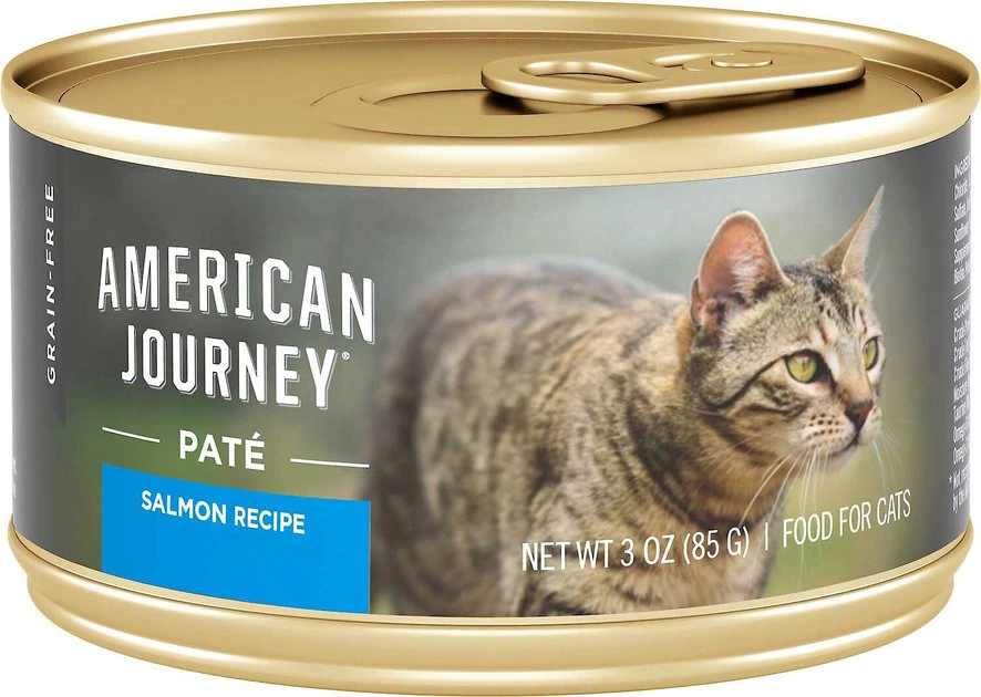 American Journey Pate Salmon Recipe Grain-Free Canned Cat Food, 3-oz, case of 24 + Wellness Complete Health Turkey & Salmon Formula Grain-Free Canned Cat Food, 3-oz, case of 24 American Journey||Wellness American Journey Pate Salmon Recipe Grain-Free Canned Cat Food, 3-oz, case of 24 + Wellness Complete Health Turkey & Salmon Formula Grain-Free Canned Cat Food, 3-oz, case of 24 -Pet Toy Elegant Shop 297798 PT1. SY630 V1623253661