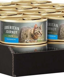American Journey||Wellness American Journey Pate Salmon Recipe Grain-Free Canned Cat Food, 3-oz, case of 24 + Wellness Complete Health Turkey & Salmon Formula Grain-Free Canned Cat Food, 3-oz, case of 24 5 American Journey||Wellness American Journey Pate Salmon Recipe Grain-Free Canned Cat Food, 3-oz, case of 24 + Wellness Complete Health Turkey & Salmon Formula Grain-Free Canned Cat Food, 3-oz, case of 24 -Pet Toy Elegant Shop 297798 PT3. SY630 V1623255465