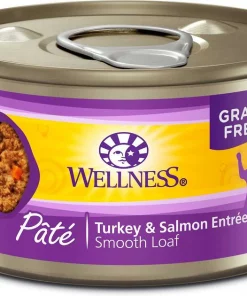 American Journey||Wellness American Journey Pate Salmon Recipe Grain-Free Canned Cat Food, 3-oz, case of 24 + Wellness Complete Health Turkey & Salmon Formula Grain-Free Canned Cat Food, 3-oz, case of 24 6 American Journey||Wellness American Journey Pate Salmon Recipe Grain-Free Canned Cat Food, 3-oz, case of 24 + Wellness Complete Health Turkey & Salmon Formula Grain-Free Canned Cat Food, 3-oz, case of 24 -Pet Toy Elegant Shop 297798 PT4. SY630 V1623251547