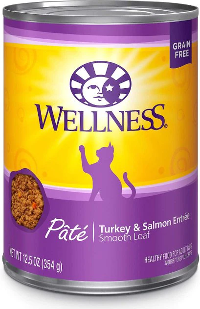 American Journey Pate Turkey & Salmon Recipe Grain-Free Canned Cat Food, 12.5-oz, case of 12 + Wellness Complete Health Turkey & Salmon Formula Grain-Free Canned Cat Food, 12.5-oz, case of 12 American Journey||Wellness American Journey Pate Turkey & Salmon Recipe Grain-Free Canned Cat Food, 12.5-oz, case of 12 + Wellness Complete Health Turkey & Salmon Formula Grain-Free Canned Cat Food, 12.5-oz, case of 12 -Pet Toy Elegant Shop 297800 PT4. SY630 V1621266448