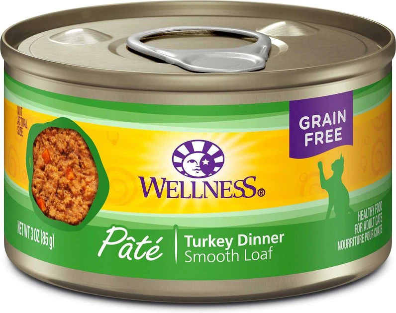 American Journey Pate Turkey Recipe Grain-Free Canned Cat Food, 3-oz, case of 24 + Wellness Complete Health Turkey Formula Grain-Free Canned Cat Food, 3-oz, case of 24 American Journey||Wellness American Journey Pate Turkey Recipe Grain-Free Canned Cat Food, 3-oz, case of 24 + Wellness Complete Health Turkey Formula Grain-Free Canned Cat Food, 3-oz, case of 24 -Pet Toy Elegant Shop 297804 PT4. SY630 V1623253941