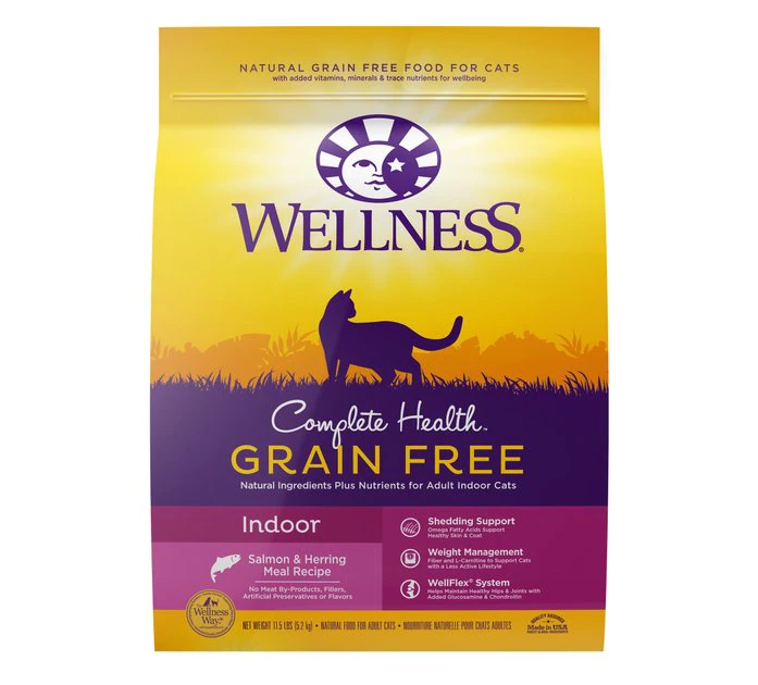 Wellness Complete Health Pate Chicken Entree Grain-Free Canned Cat Food, 12.5-oz, case of 12 + Wellness Complete Health Natural Grain-Free Salmon & Herring Dry Cat Food, 11.5-lb bag Wellness Complete Health Pate Chicken Entree Grain-Free Canned Cat Food, 12.5-oz, case of 12 + Wellness Complete Health Natural Grain-Free Salmon & Herring Dry Cat Food, 11.5-lb bag -Pet Toy Elegant Shop 298668 PT4. SY630 V1621987732