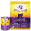Wellness Complete Health Turkey & Salmon Formula Grain-Free Canned Cat Food, 12.5-oz, case of 12 + Wellness Complete Health Grain-Free Indoor Healthy Weight Chicken Recipe Dry Cat Food, 11.5-lb bag -Pet Toy Elegant Shop 298686 MAIN. SY630 V1621296436