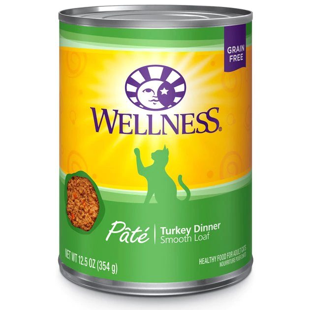 Wellness Complete Health Turkey Formula Grain-Free Canned Cat Food, 12.5-oz, case of 12 + Wellness Complete Health Natural Grain-Free Deboned Chicken & Chicken Meal Dry Cat Food, 11.5-lb bag Wellness Complete Health Turkey Formula Grain-Free Canned Cat Food, 12.5-oz, case of 12 + Wellness Complete Health Natural Grain-Free Deboned Chicken & Chicken Meal Dry Cat Food, 11.5-lb bag -Pet Toy Elegant Shop 298694 PT1. SY630 V1621990061
