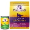 Wellness Complete Health Turkey Formula Grain-Free Canned Cat Food, 12.5-oz, case of 12 + Wellness Complete Health Natural Grain-Free Salmon & Herring Dry Cat Food, 11.5-lb bag -Pet Toy Elegant Shop 298696 MAIN. SY630 V1621296163