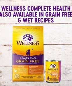 Wellness Large Breed Complete Health Puppy Deboned Chicken, Brown Rice & Salmon Meal Recipe Dry Dog Food, 30-lb bag + Wellness Complete Health Just for Puppy Canned Dog Food, 12.5-oz, case of 12 8 Wellness Large Breed Complete Health Puppy Deboned Chicken, Brown Rice & Salmon Meal Recipe Dry Dog Food, 30-lb bag + Wellness Complete Health Just for Puppy Canned Dog Food, 12.5-oz, case of 12 -Pet Toy Elegant Shop 298728 PT6. SY630 V1621985848
