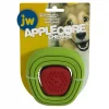 JW Pet Apple Core Chew-Ee Dog Toy, Green/Red -Pet Toy Elegant Shop 369084 MAIN. SY630 V1646668022