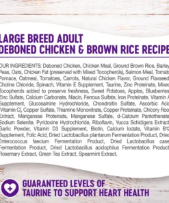 Wellness Large Breed Complete Health Adult Deboned Chicken & Brown Rice Recipe Dry Dog Food -Pet Toy Elegant Shop 49174 PT3. SY630 V1594836965