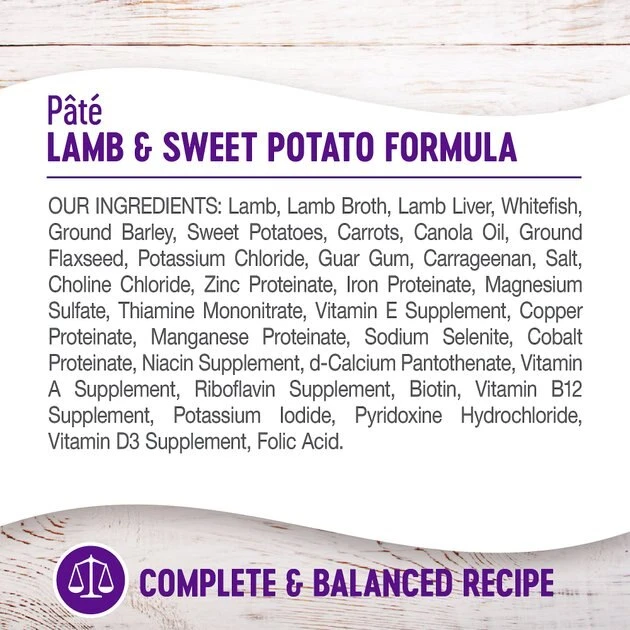 Wellness Complete Health Lamb & Sweet Potato Formula Canned Dog Food 6 Wellness Complete Health Lamb & Sweet Potato Formula Canned Dog Food - Image 4