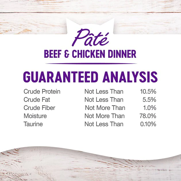 Wellness Complete Health Adult Beef & Chicken Formula Grain-Free Canned Cat Food, 3-oz, case of 24 Wellness Complete Health Adult Beef & Chicken Formula Grain-Free Canned Cat Food -Pet Toy Elegant Shop 49257 PT4. SY630 V1594848053