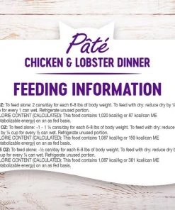 Wellness Complete Health Chicken & Lobster Formula Canned Cat Food -Pet Toy Elegant Shop 49266 PT5. SY630 V1594911388