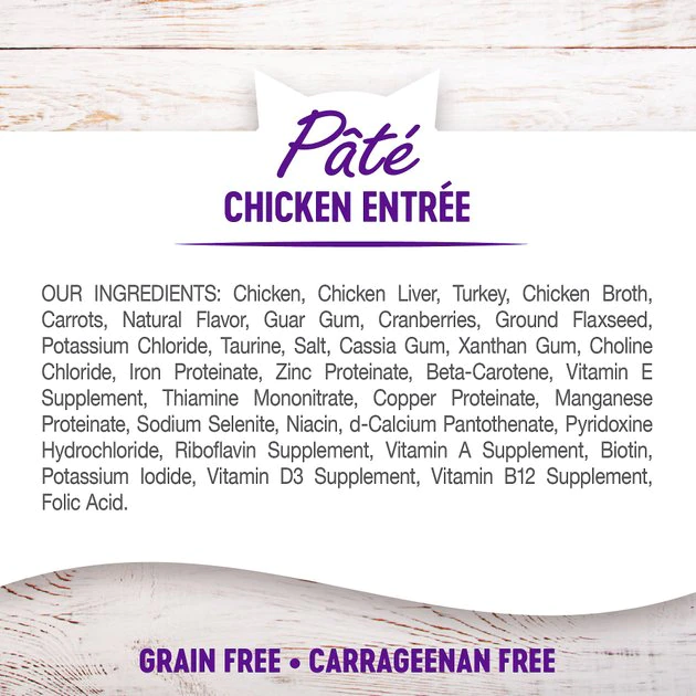 Wellness Complete Health Pate Chicken Entree Grain-Free Canned Cat Food, 3-oz, case of 24 Wellness Complete Health Pate Chicken Entree Grain-Free Canned Cat Food -Pet Toy Elegant Shop 49269 PT3. SY630 V1594836667