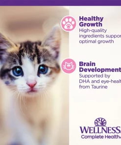 Wellness Complete Health Kitten Chicken Entrée Recipe Canned Wet Cat Food -Pet Toy Elegant Shop 49274 PT4. SY630 V1635474700