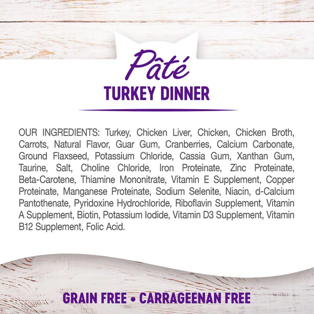 Wellness Complete Health Turkey Formula Grain-Free Canned Cat Food, 3-oz, case of 24 Wellness Complete Health Turkey Formula Grain-Free Canned Cat Food -Pet Toy Elegant Shop 49284 PT3. SY630 V1594841161