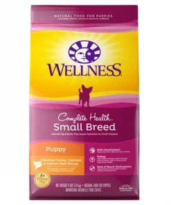 Wellness Small Breed Complete Health Puppy Turkey, Oatmeal & Salmon Meal Recipe Dry Dog Food
