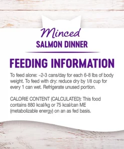 Wellness Complete Health Natural Minced Salmon Dinner Grain-Free Canned Cat Food 7 Wellness Complete Health Natural Minced Salmon Dinner Grain-Free Canned Cat Food -Pet Toy Elegant Shop 52112 PT5. SY630 V1636497800