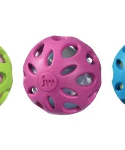 JW Pet Crackle Heads Ball Dog Toy, Color Varies -Pet Toy Elegant Shop 53330 PT2. SY630 V1542656226