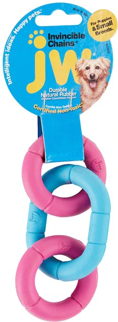 JW Pet Invincible Chains Triple Dog Toy, Color Varies, X-Small JW Pet Invincible Chains Triple Dog Toy, Color Varies -Pet Toy Elegant Shop 53427 MAIN. SY630 V1503612348