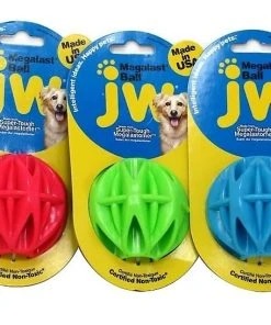 JW Pet Megalast Ball Dog Toy, Color Varies -Pet Toy Elegant Shop 70992 PT4. SY630 V1501077718